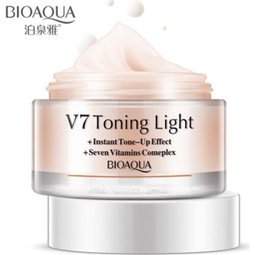 BIOAQUA V7 Toning Light cream vitamin complex repair face skin care day creams & moisturizers face care