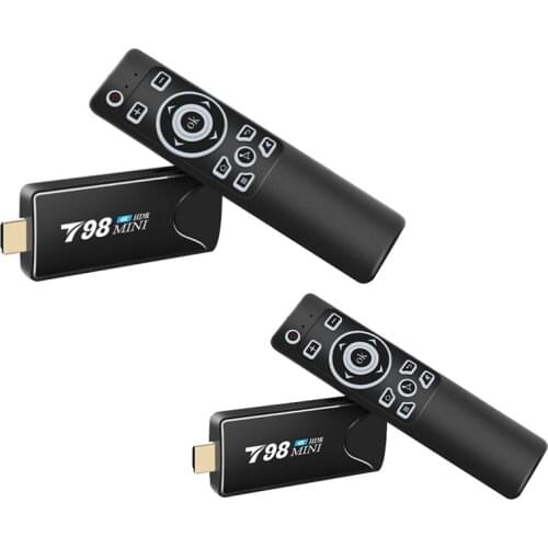 Mini Android Tv Stick Box TV Android 10 4K Android Tv Box Wifi Smart Tv Box Media Player TV Receiver Set EU Plug