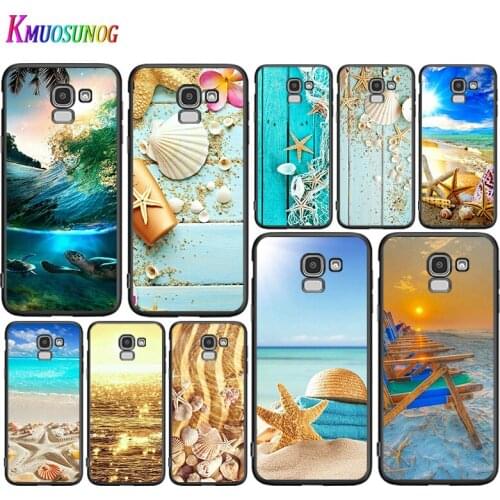 Sea Star Seashells For Samsung Galaxy J8 J7 Duo J6 J5 Prime J4 Plus J3 J2 Core 2018 2017 2016 Phone Case Cover