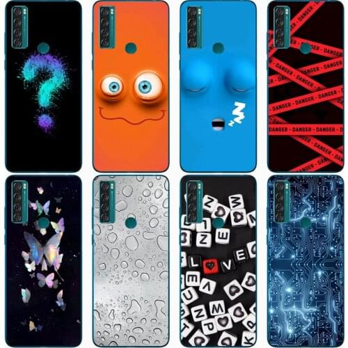 New TPU Silicon Coque Case for TCL 20 SE Anti Skid Full Protective Cover for TCL 20S