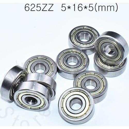 Carbon steel 625 625zz 5*16*5(mm) 10pieces free shipping bearing bearings metal Sealed Bearing Economical practical