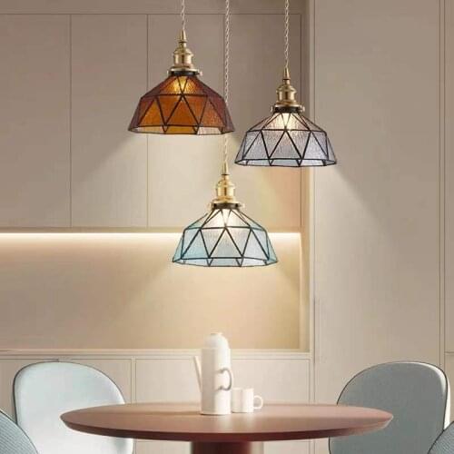 Nordic Modern Hanging Loft Glass Pendant Lamp Hot Sell Decor Lights Fixtures E27 for Kitchen Restaurant