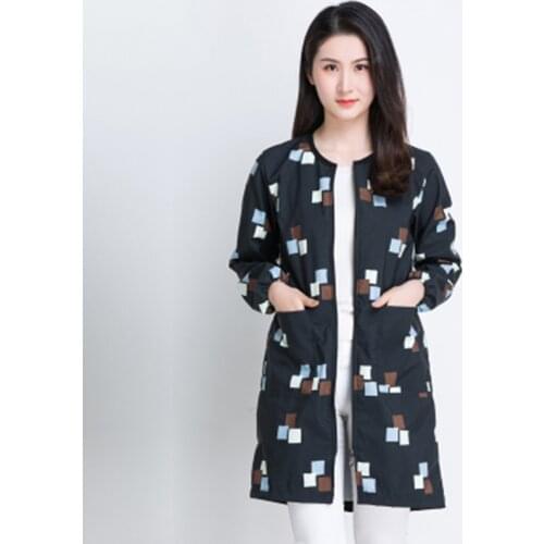 Professional Long Sleeve Apron Waterproof Treatment Apron Hair Cutting Bib Barber Home Styling Salon Hairdresser Waist Cloth