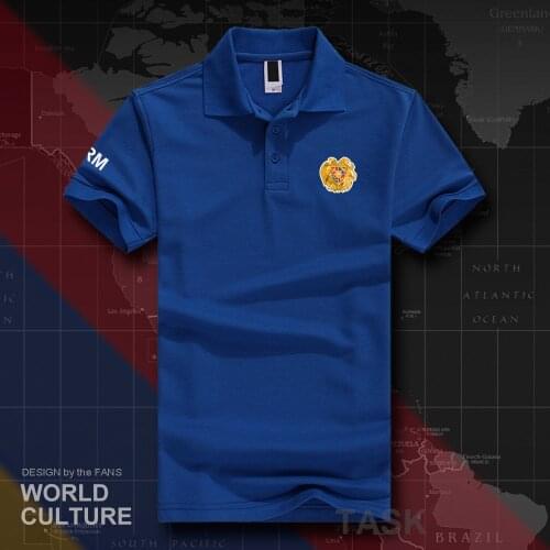 Armenia Armenian ARM AM polo shirts men short sleeve white brands printed for country 2018 cotton nation team flag fashion 20