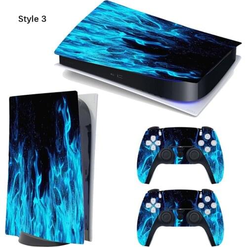 Handle Stickers Waterproof Skin Scratch-proof Protective Film for PS5 Disc Edition for PS5 Digital Edition Game Controller