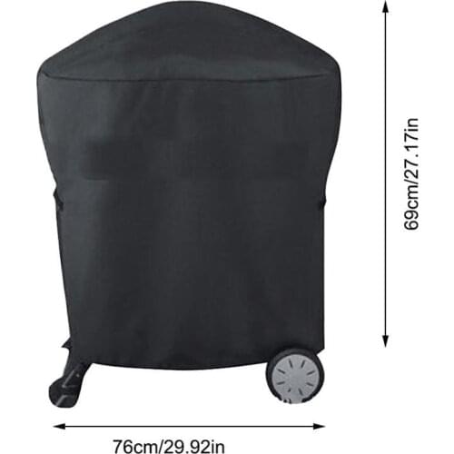 Waterproof Dustproof Storage Barbeque Grill Cover Bbq Rolling Cart Grill Cover For Weber Q1000 Q2000 Series 7113