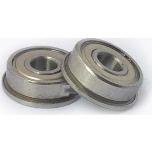 1/2/3/4/5/10PCS Deep Groove Bearings Flanged Metal Sealed Series Flanged ZZ Bearings F626ZZ F696ZZ F697ZZ F688ZZ F608ZZ