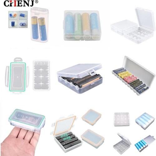 1pc Battery Case For 18650 Battery Holder Storage Box For 2x 4x 10x 18650 Rechargeable Battery Container Organizer