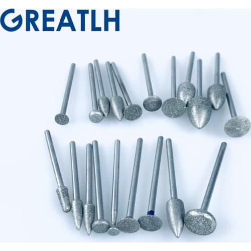 20pcs Dental Diamond Burs Millers Tooth Dental Drill Jewelers dental teeth polisher