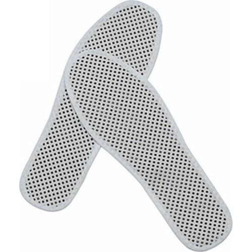 2020 American and Russian winter warm insoles Breathable self-heating insoles 1 pair of grid high-quality insoles