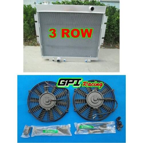3 ROWS aluminum radiator Fit 1983-1994 for Ford F250 F350 F-250 F-350 Pickups 6.9/7.3 V8