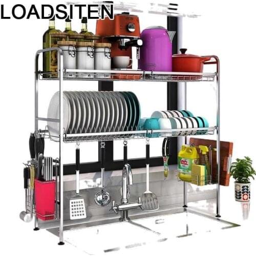 Cosinha Pantry Sink Cosina Organization Keuken Stainless Steel Cozinha Mutfak Cocina Organizador Rack Kitchen Organizer
