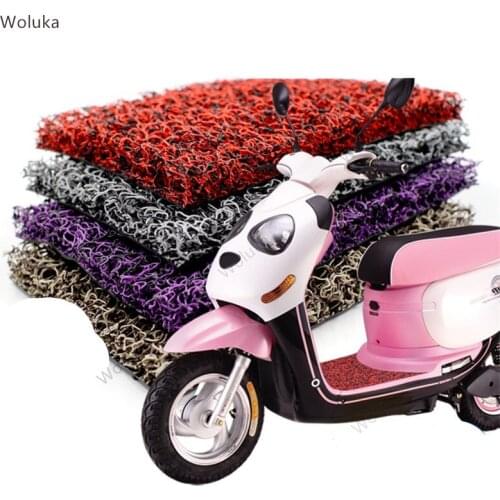 Electric car pad scooter foot pad leather motorcycle pedal pad self-cut waterproof DIY universal CD50 Q02