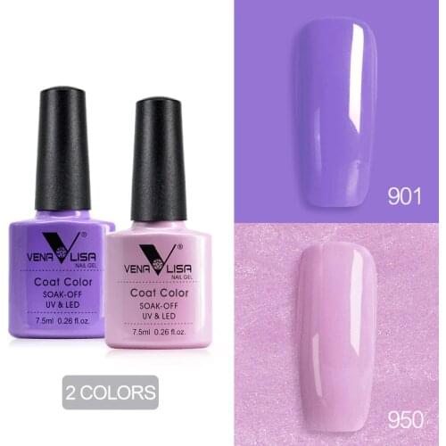 VENALISA Organic Nail Gel Polish 60 Color 7.5ml CANNI Nail Art SPA Salon DIY Soak off UV LED Odorless Enamal Gel Nail Varnish