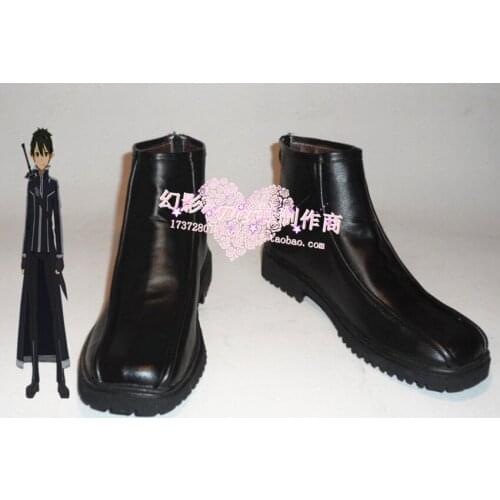 Sword Art Online ALfheim Online ALO Kirigaya Kazuto New Kirito Cosplay Shoes H016