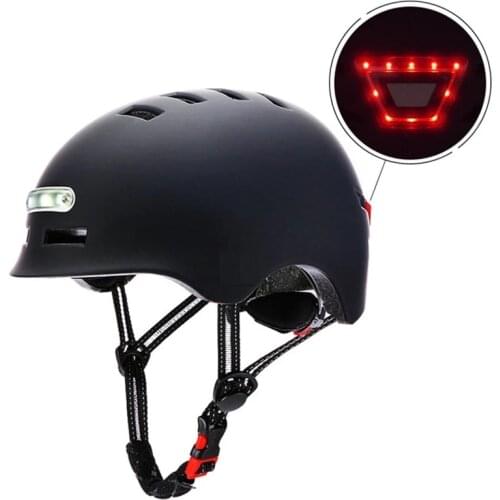 2021 NEW Lamp Cycling Smart Tail Light Bike Adult Helmet Electric Bicycle MTB Road Scooter For Sport Urban Helmet Men Women
