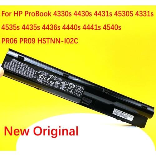 PR06 For HP ProBook 4430s 4431s 4530S 4331s 4535s 4436s 4440s 4441s 4540s HSTNN-OB2R 633805-001 10.8V 4200mAh Laptop Battery