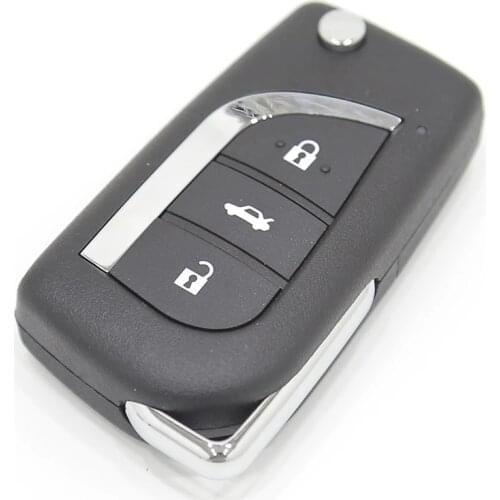 Lockartist VVDI / Xhorse X008 toyotastyle 3Buttons universal Remote folding flip Original Remote Key for VVDI2