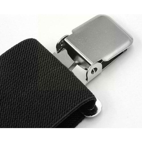 Strap Clip Leisure Adult Man 4 Clip Clothes Clip Strap Black Trousers Shape Heavy Brace X-Back Wide Mens Duty X Suspenders Z6G1