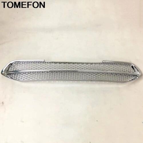 TOMEFON For Mazda CX-5 CX5 2017 2018 2019 Front Grill Grille Centre Inset Honeycomb Decoration Cover Trim Exterior Accessory ABS