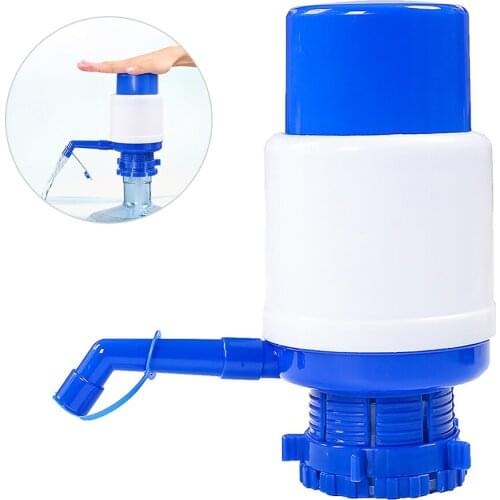 Bottled Drinking Water Hand Press Pump Manual 5 Gallon Bottled Drinking Water Press Dispenser Indoor Outdoor Removable hand pump