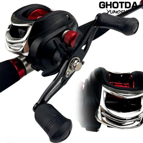 Fishing Reel Metal Spool Baitcasting Reel 7.2:1 High Gear Ratio 18+1 BBs Saltwater Fishing Accessories