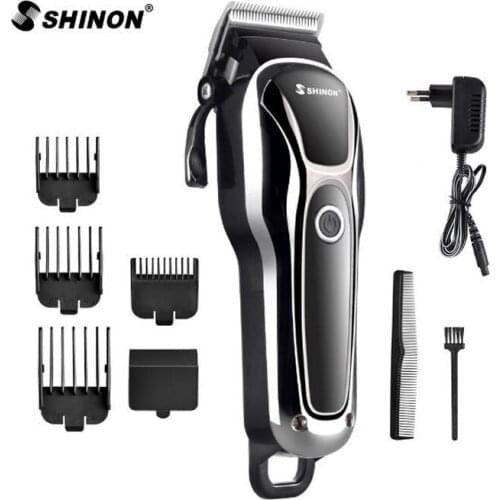 Shinon oilhead hair trimmer rechargeable hair clipper professinal haircut machine LCD display 2 speed adjustable balde