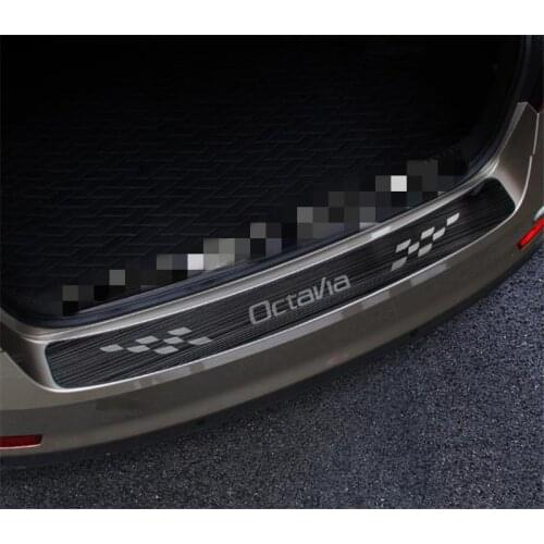 Stainless steel rear styling Car bumper Protector stainless steel styling for 2015-2019 Skoda Octavia A7 Car Styling