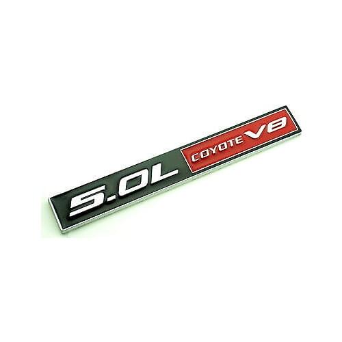 1X 5.0L COYOTE V8 Side Stripe Body Badge emblem for GT Running Pony Chrome ABS car stickers Car Styling