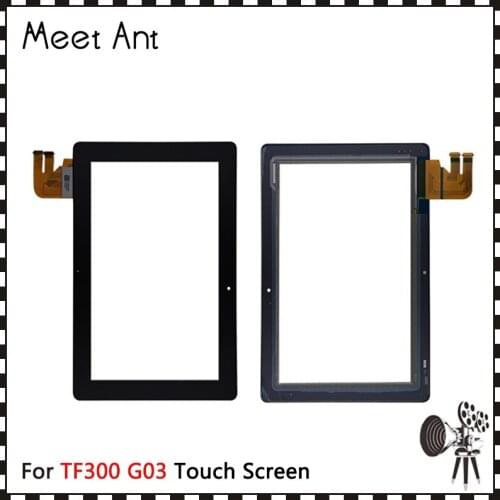 10Pcs/lot For Asus Transformer Pad TF300 TF300T TF300TL 69.10I21.G03 Touch Screen Digitizer Sensor Front Outer Glass Lens Panel