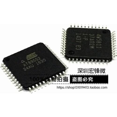 100% Original New In Stock AT89S52-24AU AT89S52 QFP44