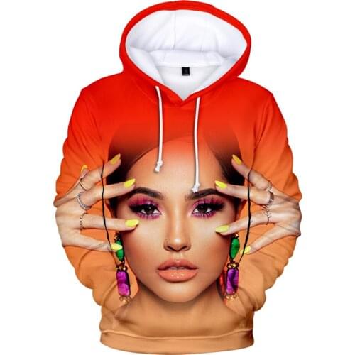 2021 Popular Becky G 3D Hoodies Women/Men Fashion Long Sleeve Sweatshirt Hot Sale Boys/girls Streetwear Becky G Hoodies Pullover
