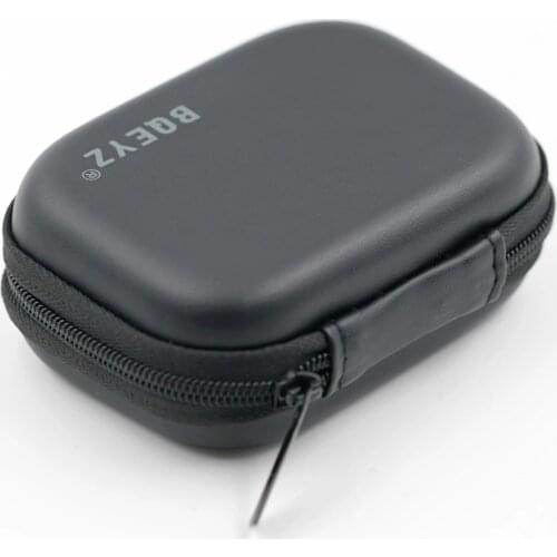 BQEYZ Earphone Case Leather Storage Box Portable Hard Carrying Bag Waterproof Extremely Sturdy Headphone Headset Accessories