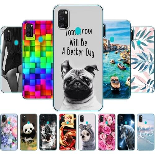 For Samsung M21 Case 6.4" Soft Silicon Tpu Back Phone Cover For Samsung Galaxy M21 SM-M215FZGUSER m215 Protective Shell Bumper