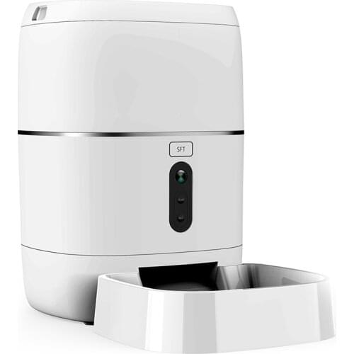 Automatic 6L Small Pet Cat Dog Food Storage Feeder Tuya App Wifi Connection Remote Control Pet Food Dispenser