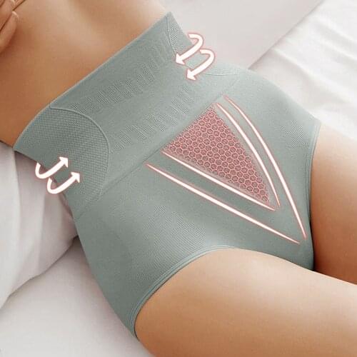 2021 Shapers Women High Waist Body Shaper Slimming Butt Lifter Shapewear Solid Color Underwear Tummy Control Panties