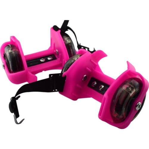 Colorful Flashing Pulley Adjustable Whirlwind for Kids Gift Flash Wheels Heel Adjustable Simply Durable Outdoor Skating Shoes