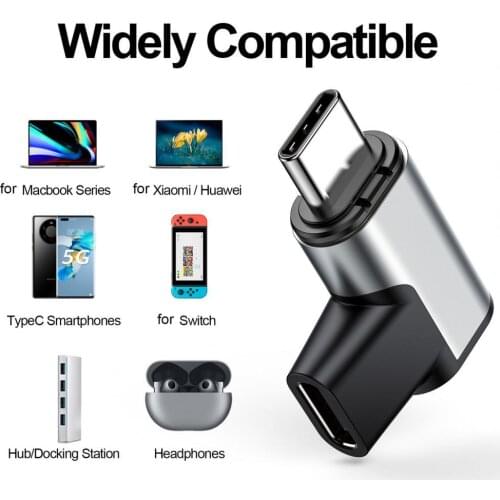 Magnetic Converter Quick Transmission Stable Output 24 Pin USB3.1 Type-C Converter for Macbook