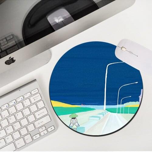 MRGLZY Drop Shipping Minimalist Cute Small Mouse Pad Genshin Impact Gamer MousePad DeskMat Non-slip Rubber PC Gaming Accessories