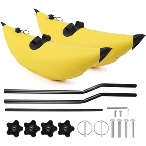 Kayak PVC Inflatable Outrigger Float with Sidekick Arms Rod Kayak Boat Fishing Standing Float Stabilizer System Kit