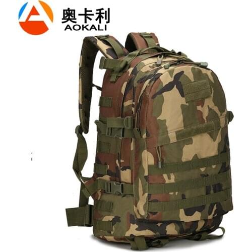 Wholesale 40L 3D Camouflage Backpack Military Trekking Rucksack Travel Bag 20PCS/lot