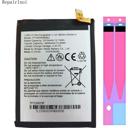 Original Cell Mobile Phone 3.8V 3400mAh Battery For CRICKET ICON 2 U325AC PT34H406082J Batteries Smart Phone Repair Replacement