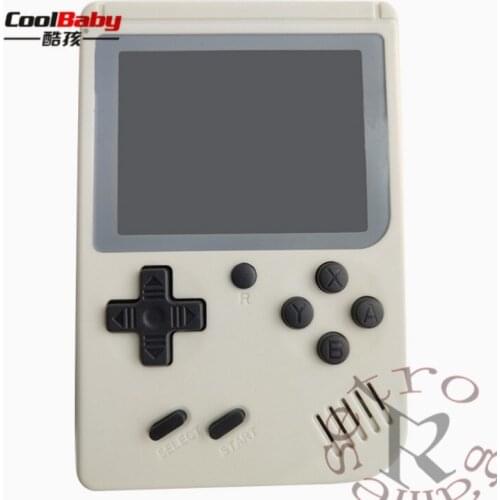 DHL 10pcs/lot RS-6A Portable Mini Handheld Game Console gift 8Bit 3.0 Inch Color LCD Kids Color Game Player Built-in 168 games
