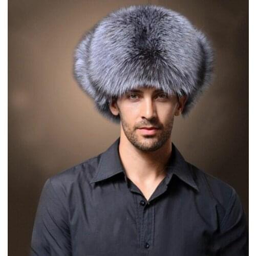 FAROOT Ushanka 2020 Mens Winter Warm Fur Faux Ski Cap Russian Cossack Trapper Hats Winter Man Women Warm Hats