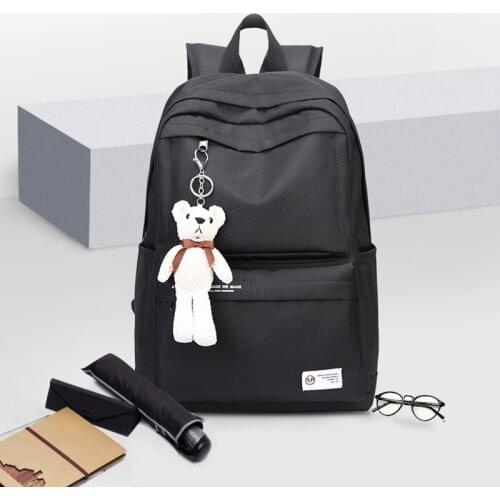 Student Leisure Backpack Outdoor Waterproof Large Capacity Magazine Power Bank Umbrella Organize Bag Travel Storage Knapsack