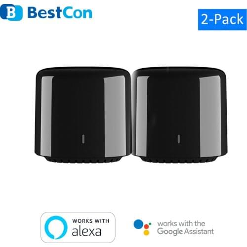 2 Broadlink RM4C Mini Bestcon Casa Inteligente Interruptor WiFi IR Smart Home Automação Voice Control Google Home Alexa