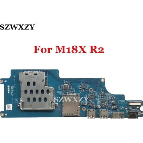 YYFHR 0YYFHR For Dell Alienware M18x R2 USB Port HDMI PCMCIA Card Reader Board QBR10 LS-832DP