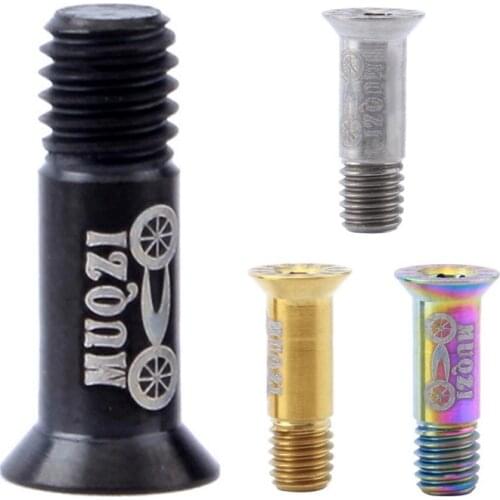 1PCS Bicycle M5 Rear Derailleur Guide Wheel Screws Titanium Alloy Fixed Bolts MTB Road Accessories Parts