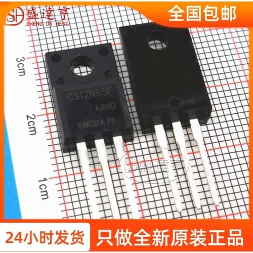 10Pcs/Lot CS12N65F 12A 650V TO-220F DIP MOSFET Transistor NEW Original In Stock