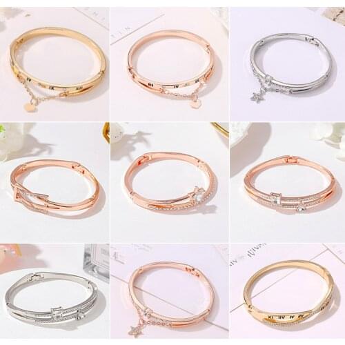 Trendy Bracelet Temperament All-match Love Geometric Bracelet Fashion Watch Accessories Birthday Gift Jewelry